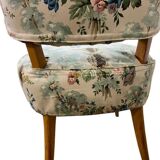 Vintage floral single seat / armchair / sofa