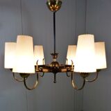 Lustre en laiton finlande 1950's