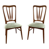 Pair of Ingrid Niels Koefoed teak chairs, Denmark 1960