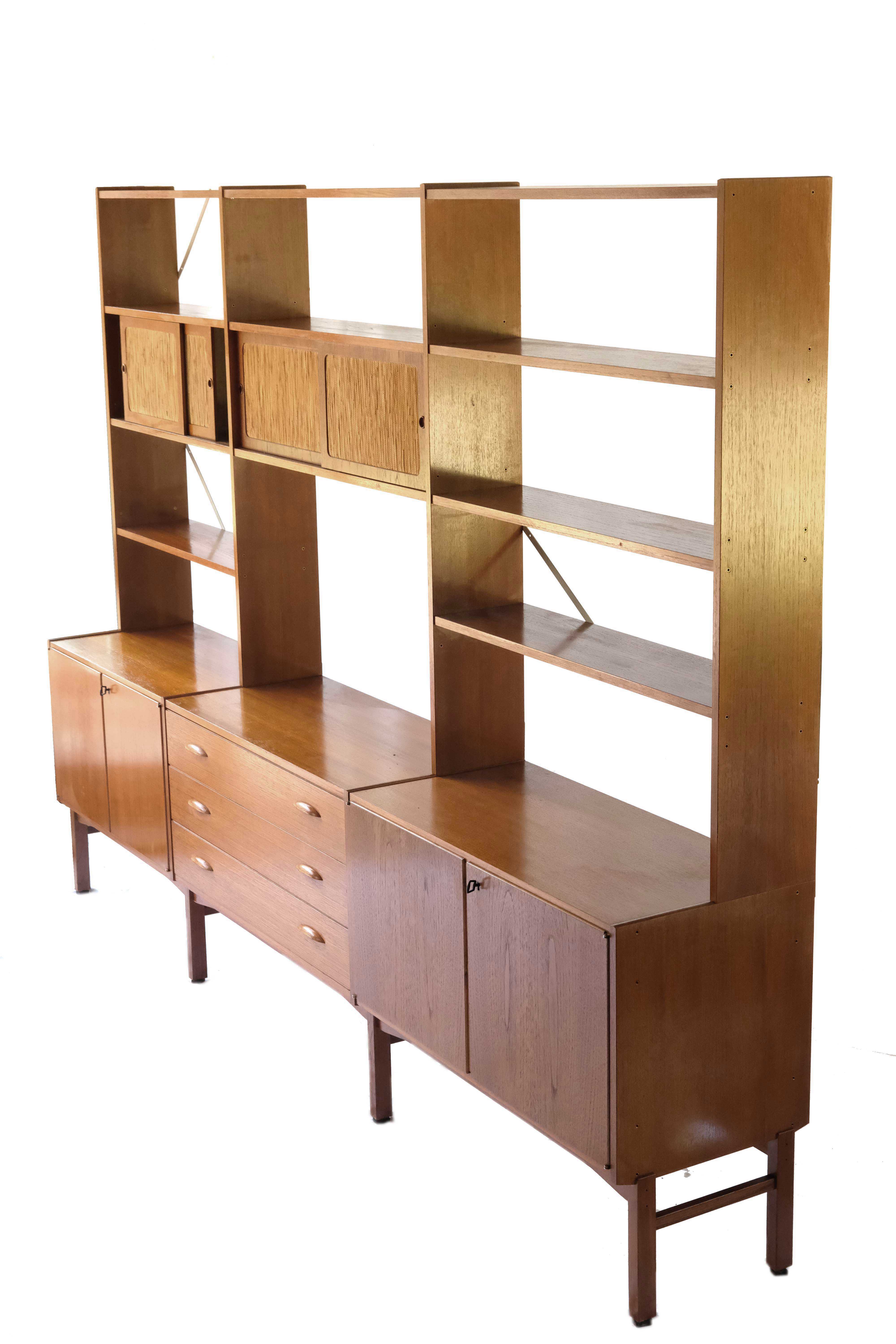 Bookcase Bokroa for Mobelfabrikk, 3 Modules , Norway 1970's