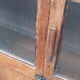 Old glazed teak cabinet