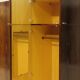Large vintage mid century modern XL wardrobe with drawers in rosewood 1960s