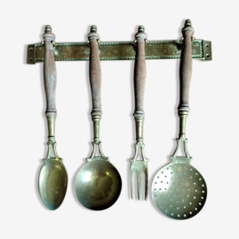Old wall set utensils