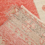 Tapis turc rouge pâle, 75x385cm