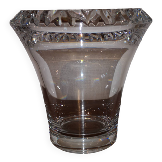Mikasa germany vintage crystal champagne bucket cooler vase