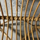 Pair of rattan armchairs