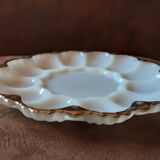 White opaline dish