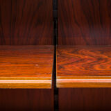 German Rosewood Modular Wall Shelves by IDEE Mobel, 1960s, Set of 25