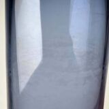 Blue glass vase from the Danish Mid-Century Modern Labrador series by Per Lütken for Holmegaard, 1950s.