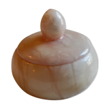 Pink marble jewelry box