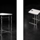 Vintage Mid-Century Italian Modern White Coffee Tables Carlotta