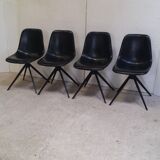 Set of 4 design chairs