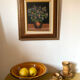 Still life with thistles, oil on canvas signed P. Beaudroit, 1992