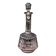 19th Century French Hand Blown Decanter with F letter engraved