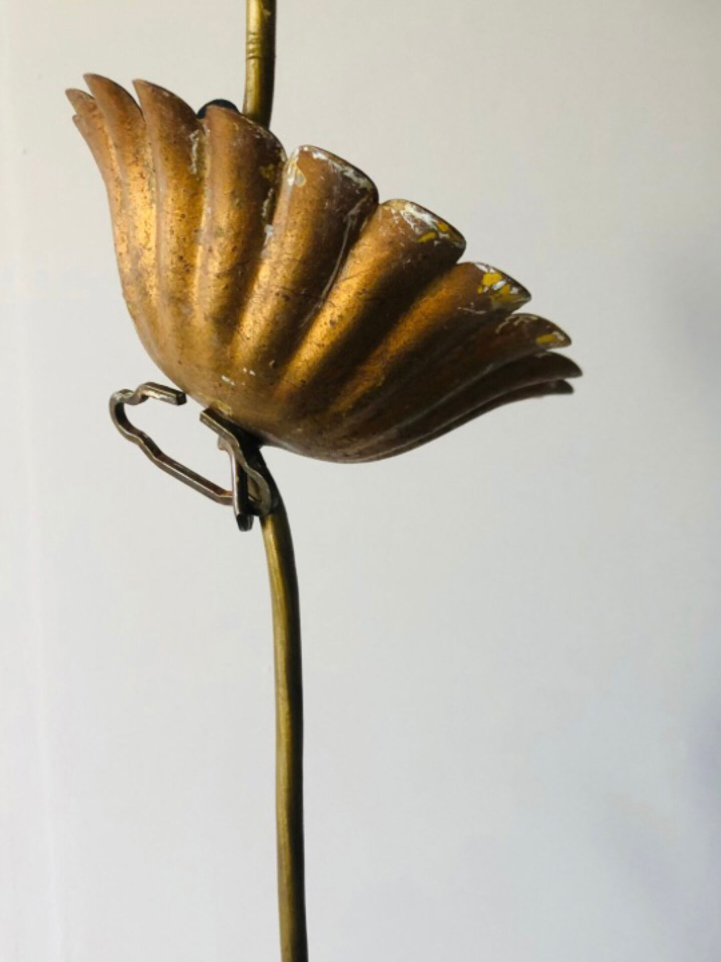 Florentine chandelier in wheat ear style by Hans Kögl Hollywood Regency