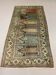 Distressed Turkish Rug 188x101 cm wool Vintage shabby Chic Runner Blue, Beige