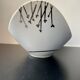 5 White and Silver Porcelain Bowls Made in France