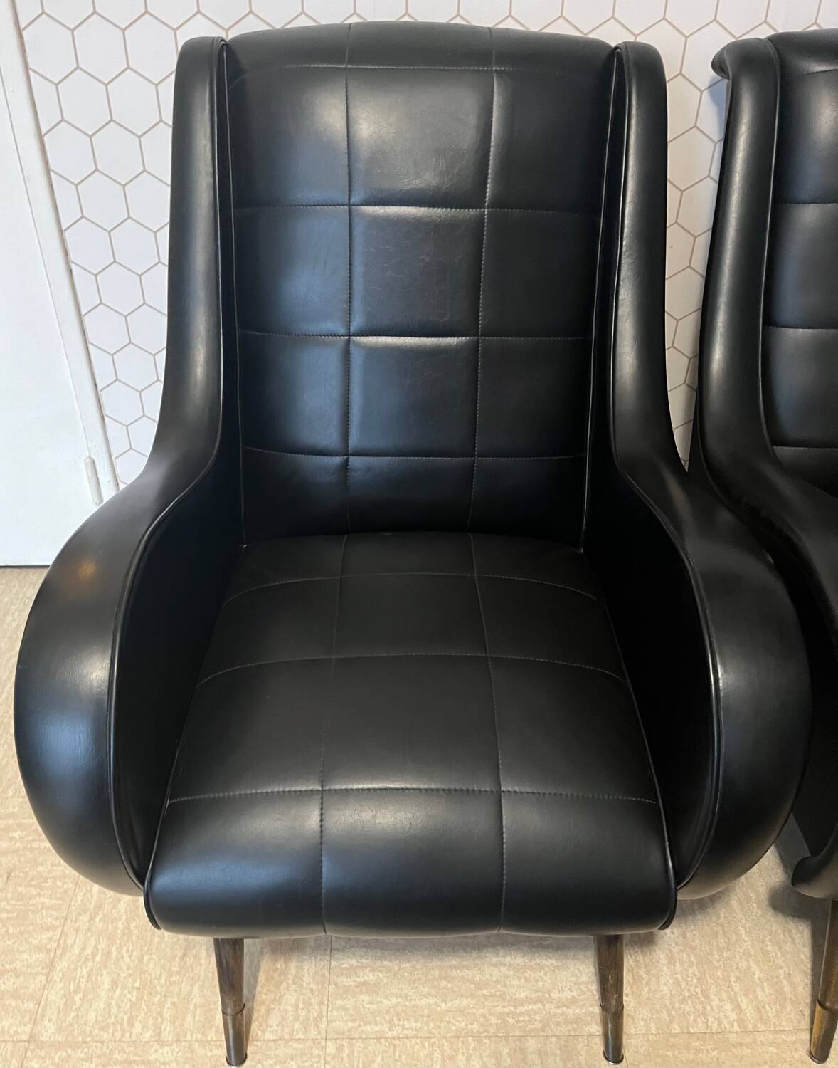 Fauteuil de salon vintage ERTON - années 60