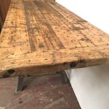 Old industrial workbench