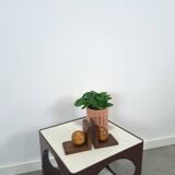 Vintage vieux houten boekensteun