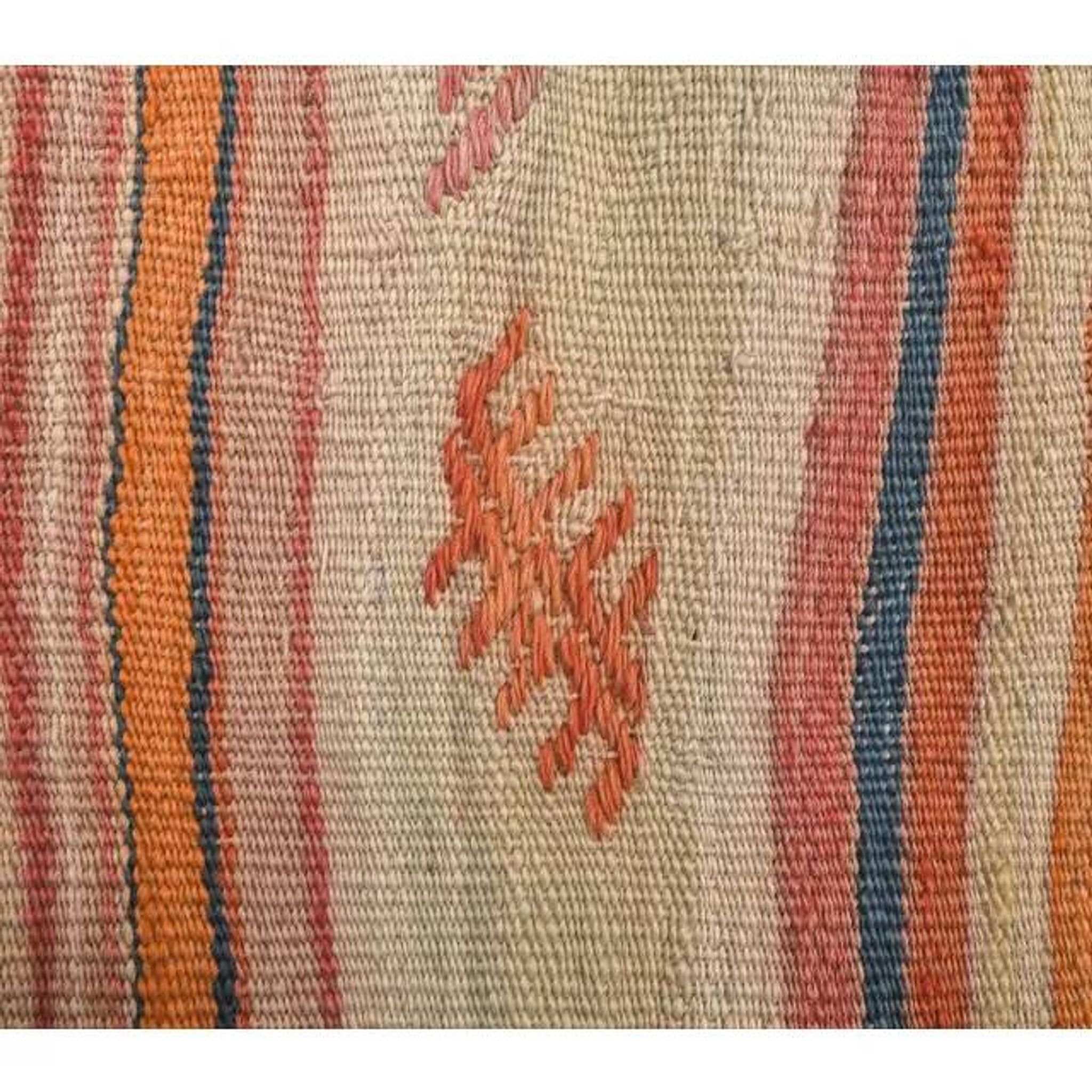 1970s Turkish Oushak Kilim Wool Rug 101x197