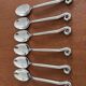 Vintage 24-piece stainless steel cutlery set with spiral handles