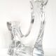 1970 vintage Crystal candlestick