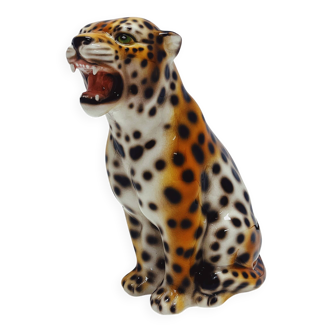 Ceramic Statue Leopard