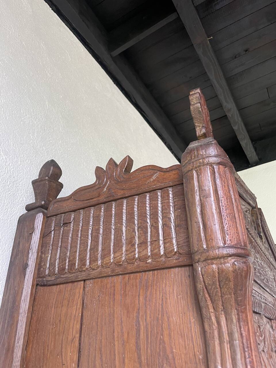 Auvergne brutalist folk art furniture 1890