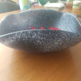 Coupe en céramique par Elchinger à Soufflenheim Alsace vers 1950