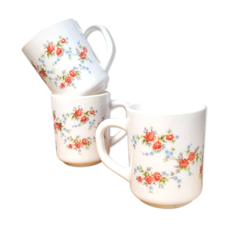 Set 3 mugs Vintage Arcopal