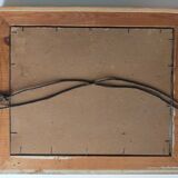 Winter landscape oil on panel signed