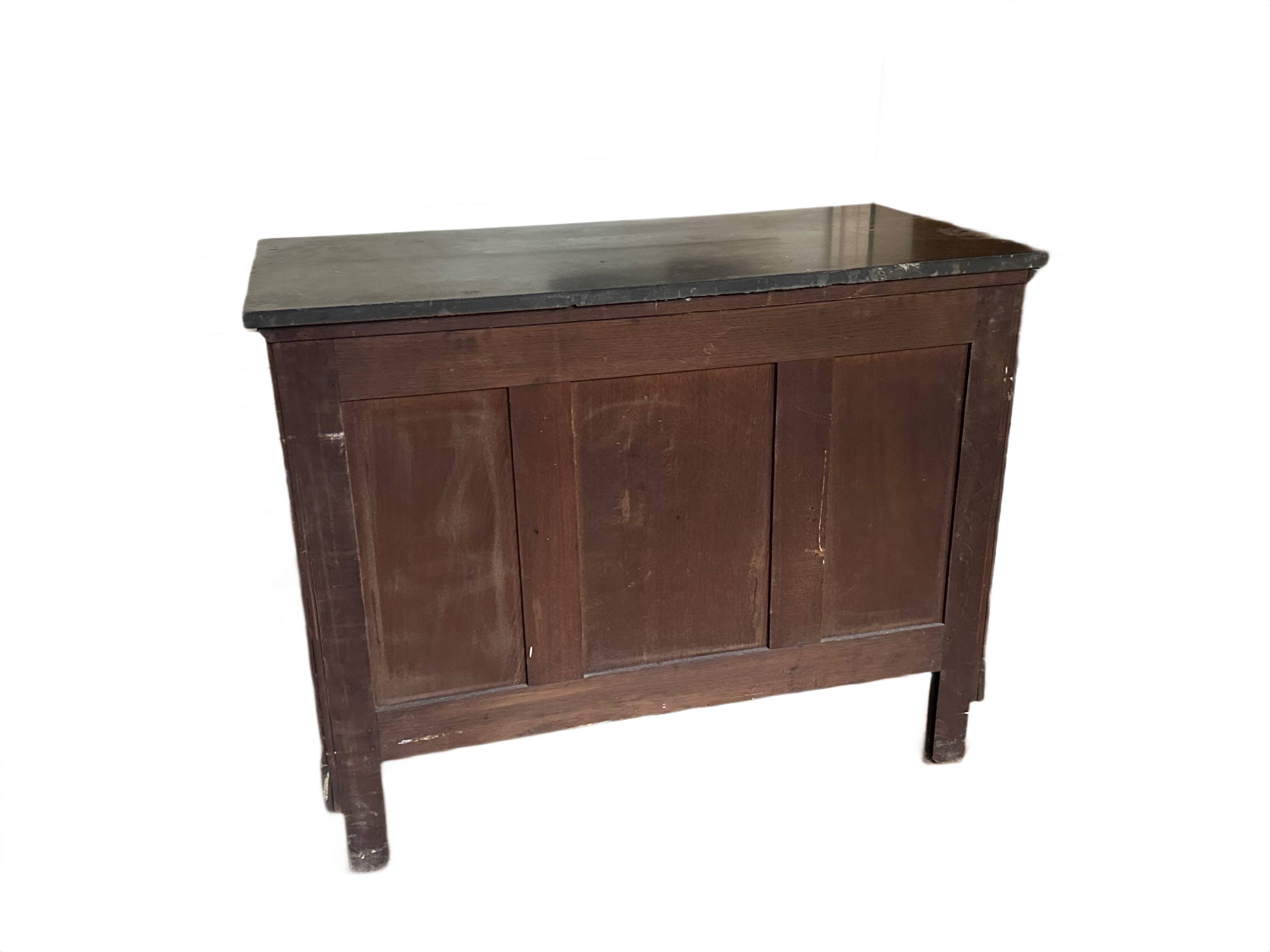 Empire column chest of drawers – early 19th century