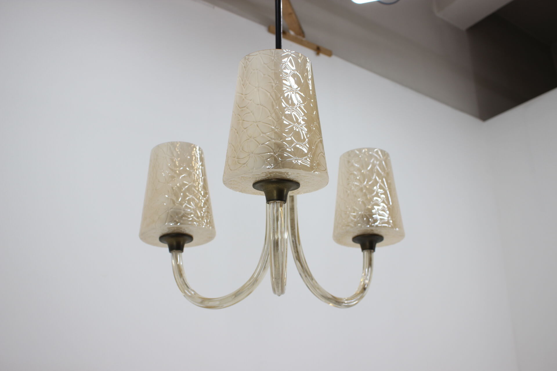 Glass chandelier, 1940´s