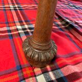 Carved wood table