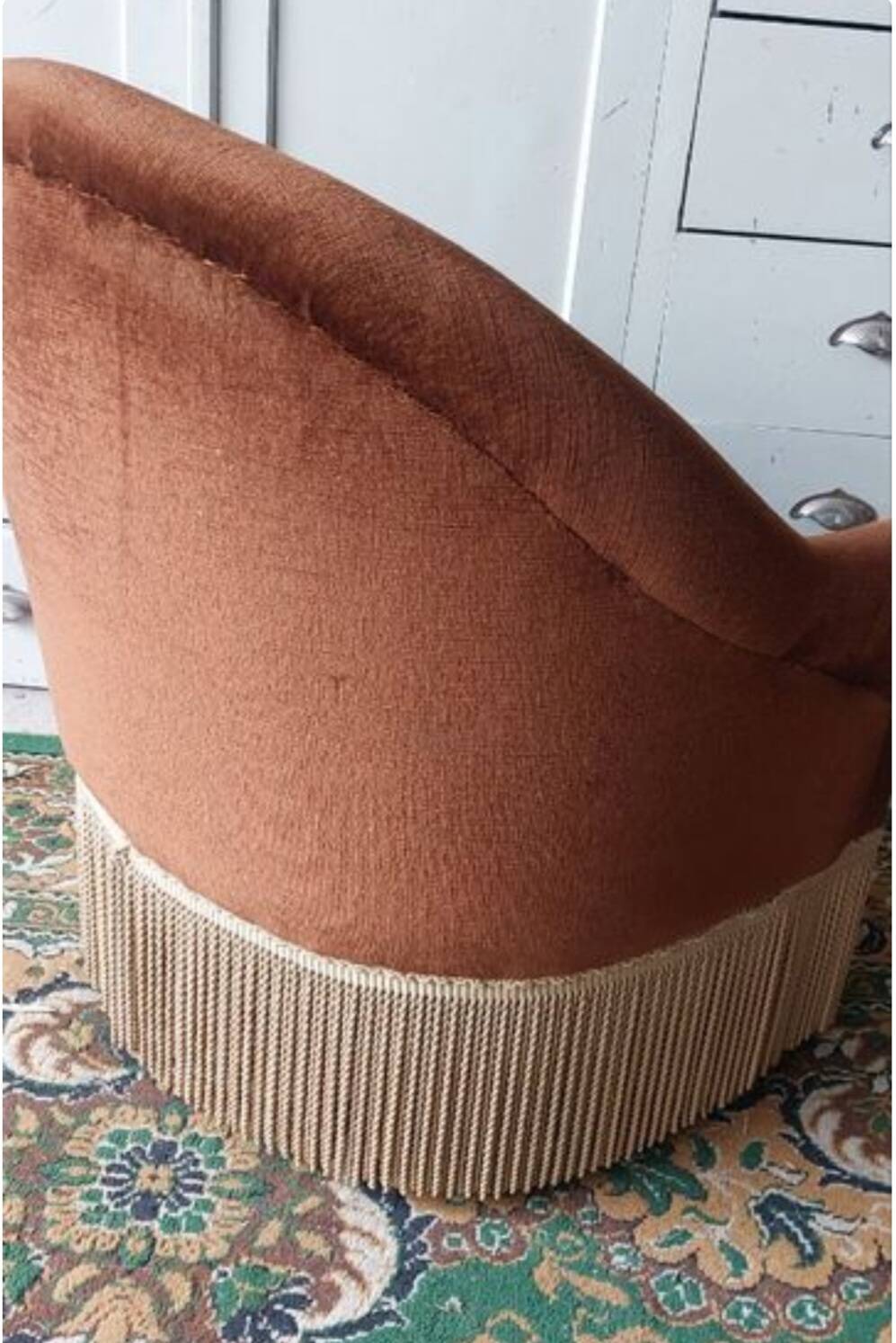 Paire de fauteuils crapaud