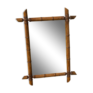 miroir ancien en bois