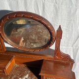 Dressing table with mirror