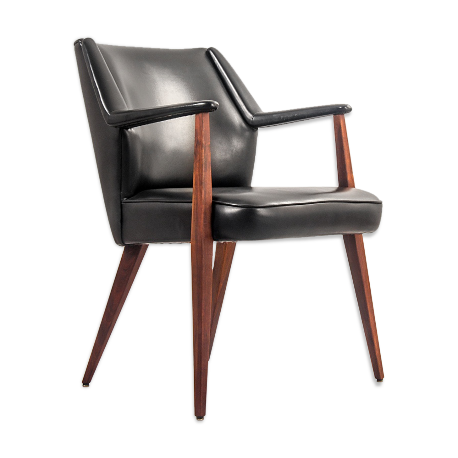 Mid century teak armchair