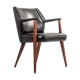 Mid century teak armchair