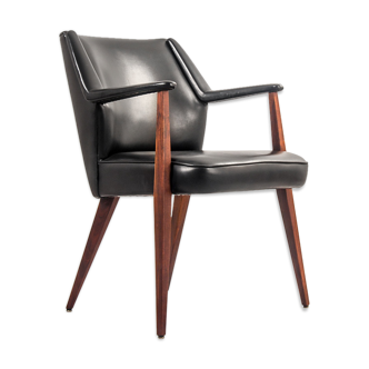 Mid century teak armchair
