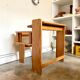 Bureau modulable Trama pour enfant en bois clair