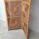 Vintage rattan screen