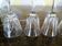 Set de 6 anciens verres à digestif