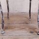 19th-century garden armchair in wrought iron