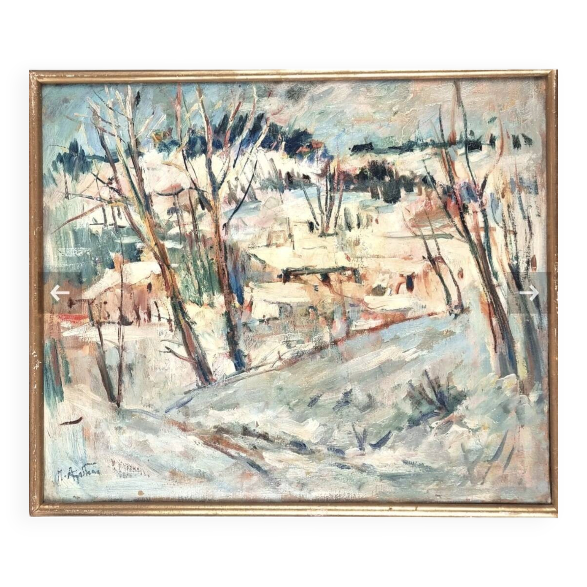 Max Agostini - Paysage d'Hiver