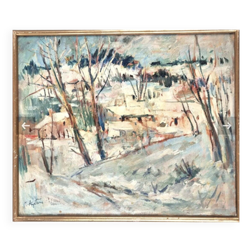 Max Agostini - Paysage d'Hiver