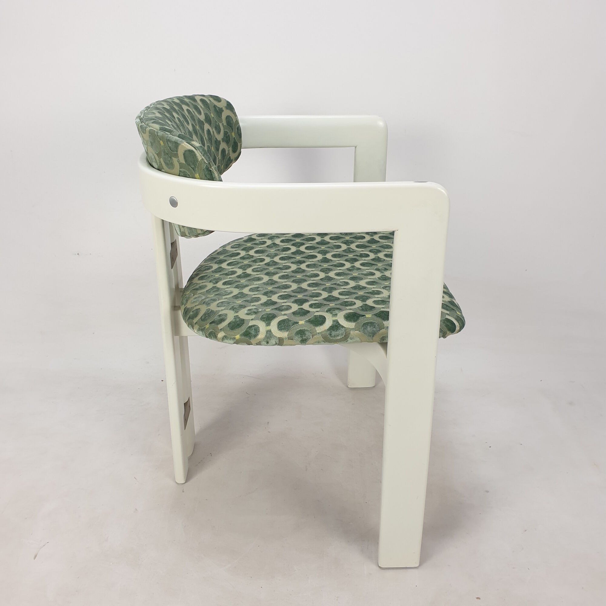 Augusto Savini for Pozzi Set of Four 'Pamplona' Chairs, Italy 1970's