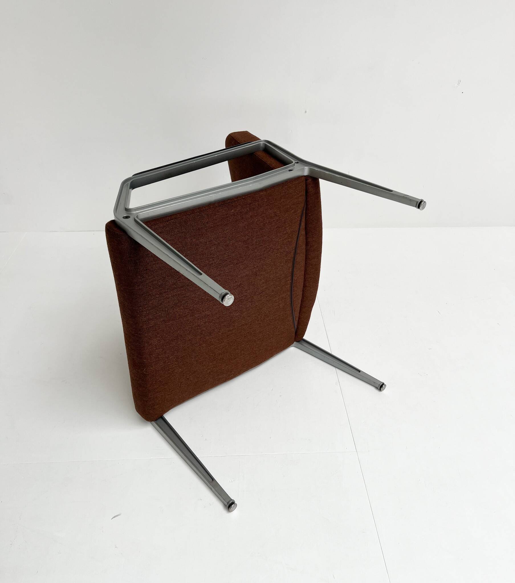 Rare armchair with footstool attributed to Gispen, 1960s