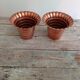Duo of cache copper pots